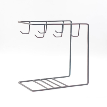 iron coffee cup stand table kitchen tidy storage