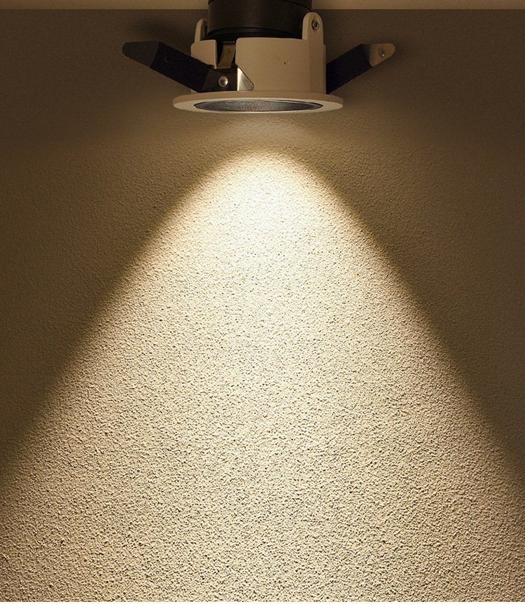 HSONG 10w Non Fliker Recessed-COB spot light Anti-Glare  Downlight LED Wall washer light