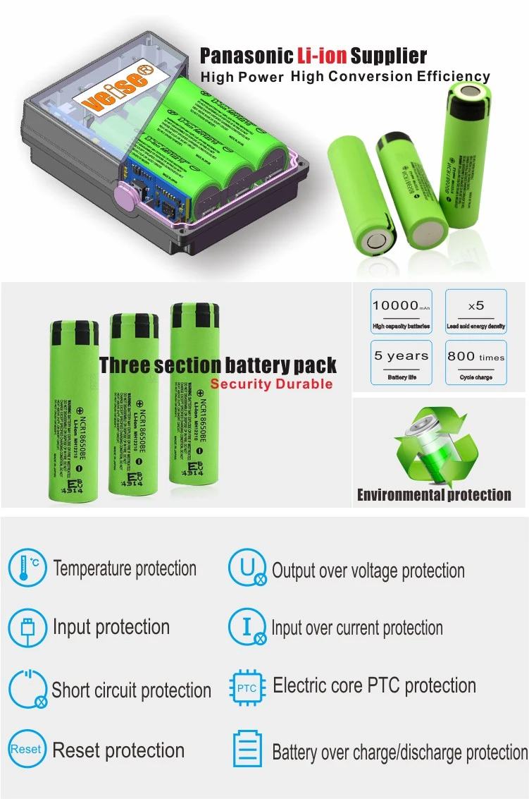 10000mAh Quick Charge USB-C Dual Input Dual Output