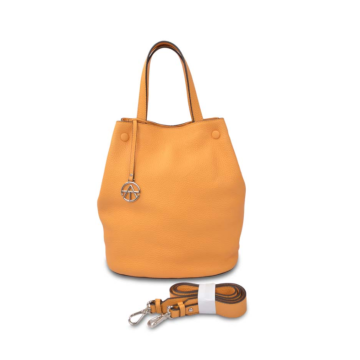 Yellow Ladies Bucket Bag Large Capacity