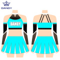 Off Shoulder Voert cheerleading-uniformen uit