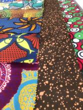 Polyester Africa wax print fabric