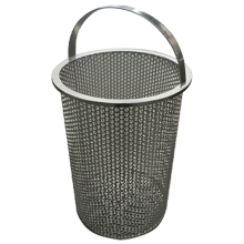 Stainless Steel Industrial Basket Filters & Collapsible Skimmer Filter Baskets