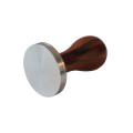 wooden handle coffee tamper press