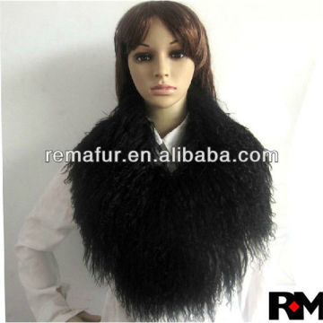 Factory wholesale 100% Genuine Tibet Lamb Fur Collar