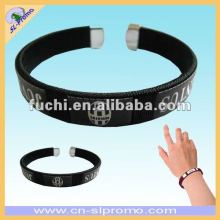 Plastic Football Flag Printed Bracelet with Custom Flag Design