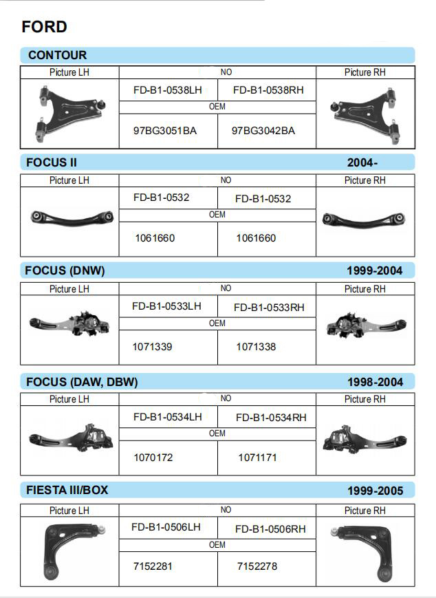 High quality Front Axle Left Upper control arms for Nissan Xterra