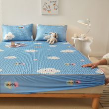 Summer cool latex fitted sheet set wholesale