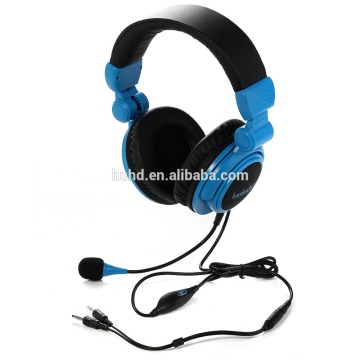 Tablet foldable headphone PC gaming headset for PS4 Xbox one gaming with removable mic