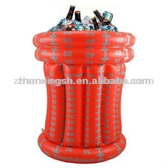 hot sale!!!! promotional pvc inflatable cup, inflatable ice bucket