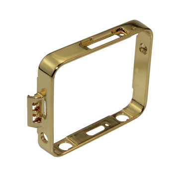 Plated  golden Wristwatch case