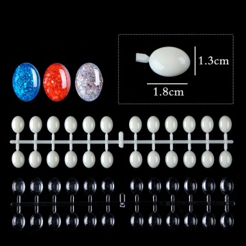 Professional Acrylic Paint Color Chart and Nail Tip Display Board
