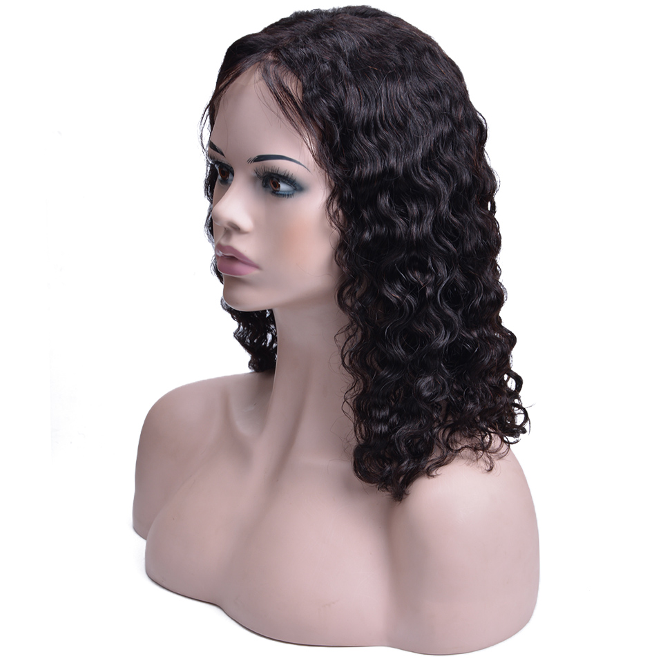 Wholesale Low Price Raw Human Hair Wigs Drop Shipping Brazilian Water Wavy Bob Wigs For Black Women