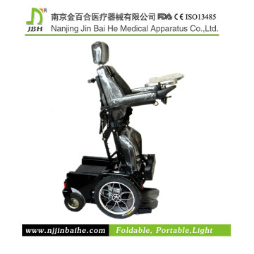 safe electric power standing wheelchair