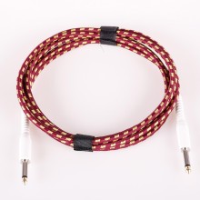 3 meter high end woven fabrics audio cable