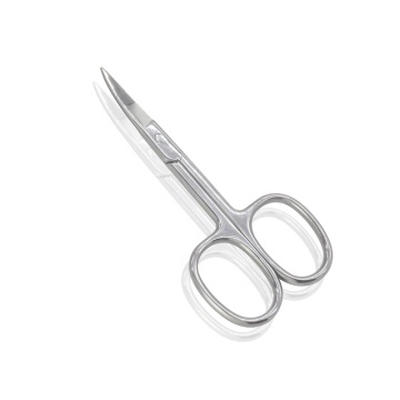 Classic Eye Makeup Tool Stainless Steel Silver Brow Scissors
