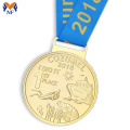 Medalla de premios de Gold Metal de calidad personalizada