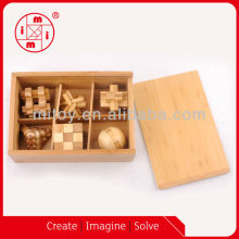 Brain teasers 6 in 1 Mini puzzle game set from ICTI factory