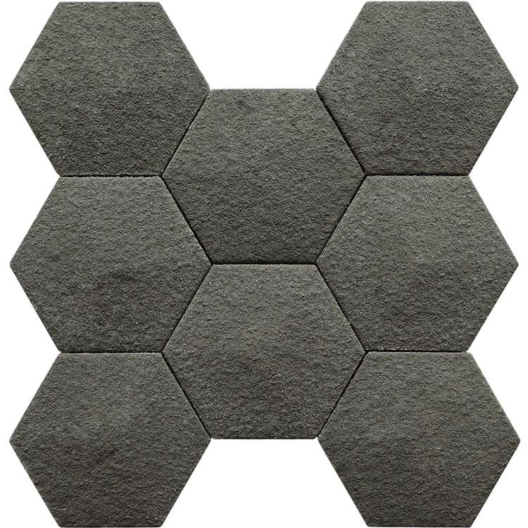 Environment-Friendly Materials Hexagon Concrete Interior Wall Cement Mosaic Tiles