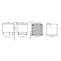 EF 15 laminated transformer for LED equipment