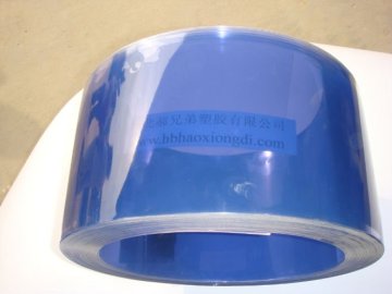 standard blue clear pvc strip rolls