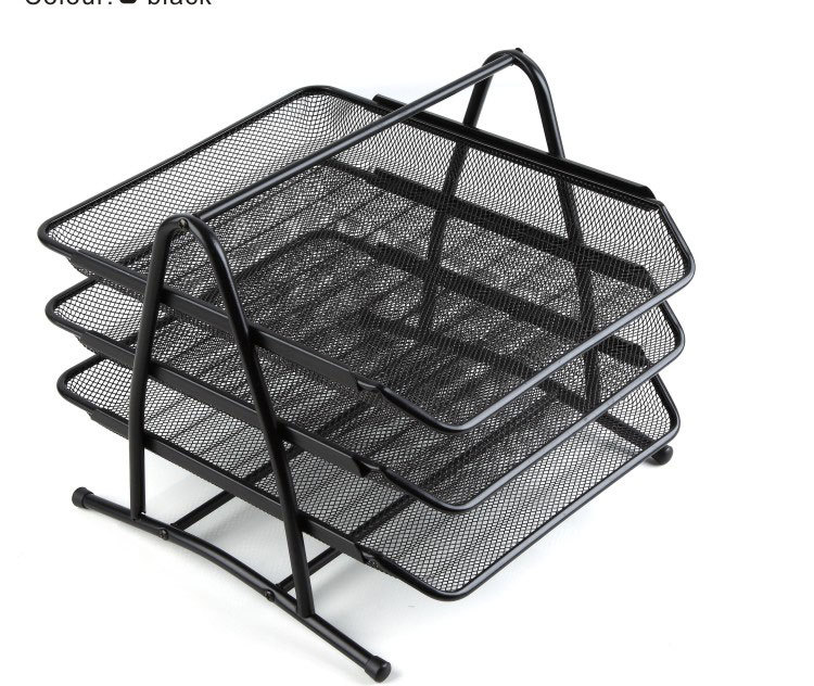 3 tiers office file desktop metal file tray/ letter tray / document tray