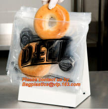saddle plastic packaging shopping bags, Deli Saddle Bag for Food, Disposable Supermarket Food Deli Bags,