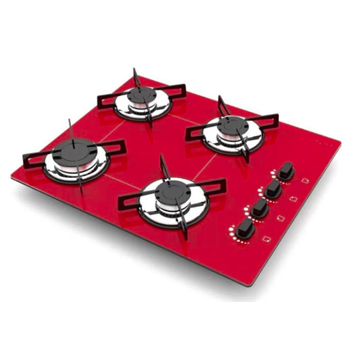 赤い専門のガス炊飯器