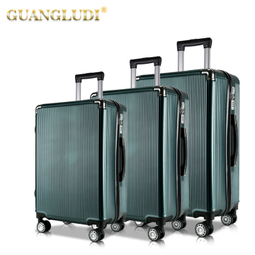 Lightweight zip travel trolley luggage bag