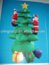 inflatable Santa's climbing tree