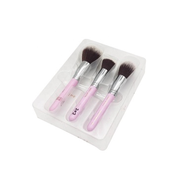 Transparent insert makeup brush plastic inner tray.