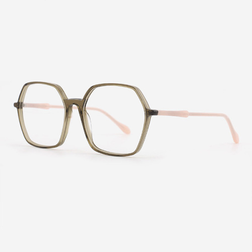 Hexagonal Acetate Women's Optical Frames 23A3083