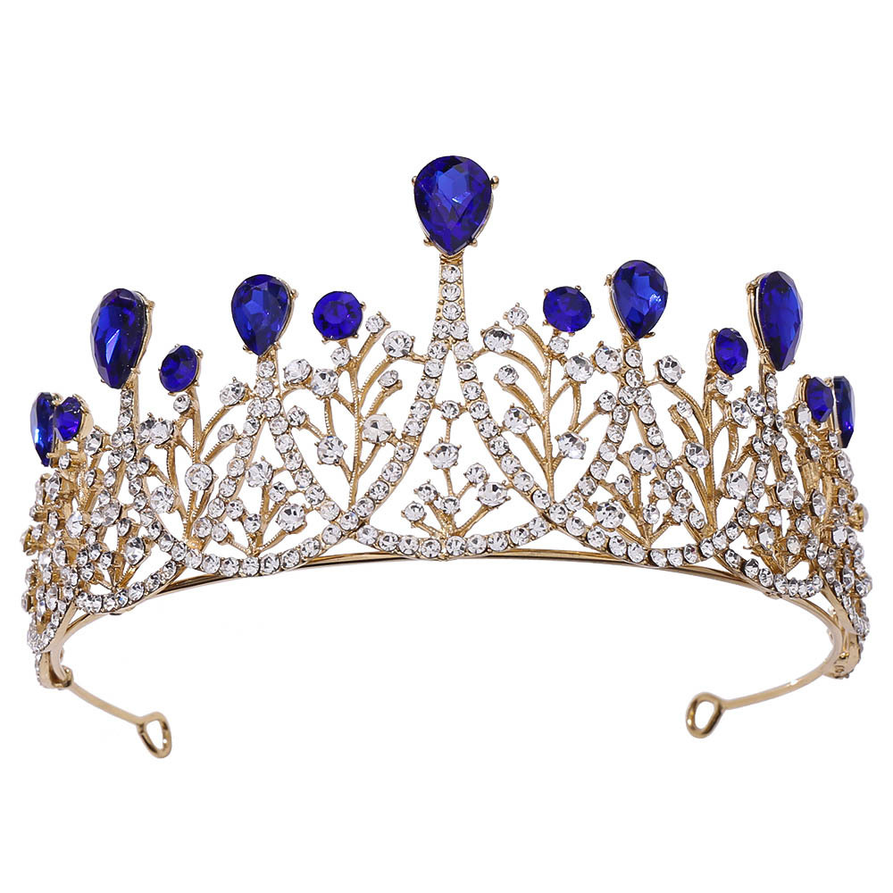wedding headdress diamond baroque crystal birthday catwalk bride crown hair band