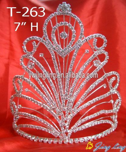 2015 Hot sale Glitz Pageant Crowns