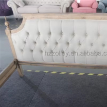 French Vintage Solid Oak King Size Bed Wholesale