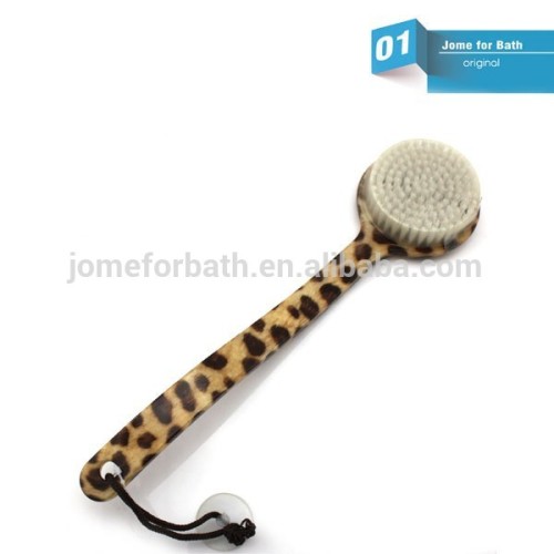 Body brush,bath scrubber with handle,PE mesh bath sponge