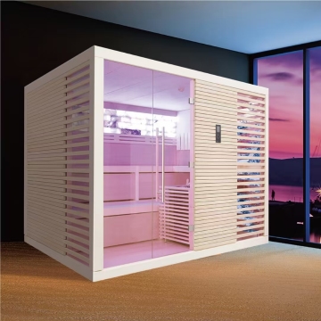 Far infrared indoor saunas