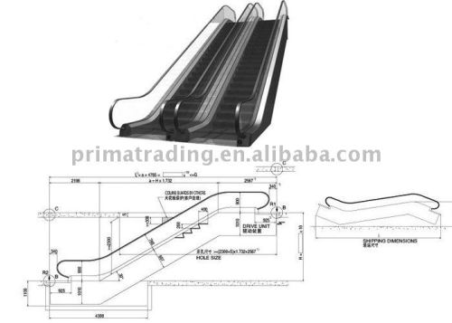 Commercial escalator HS200-30K