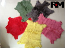 Factory wholesale fashion dyed sheep and goat skin