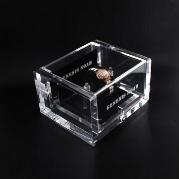 Luxurious Watch Acrylic Display Box with Print