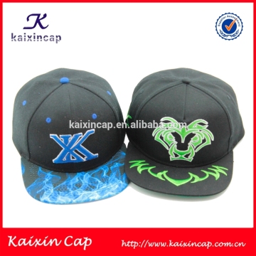 Promotional free design snapback caps 3d embroidery snapback caps