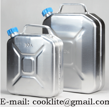 Aluminum Jerry Can Fuel Petrol Diesel Tank Portable Oil Water Container