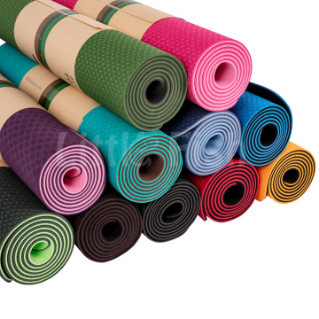 6mm double color TPE Yoga Mat fitness Mat