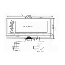 Custom OEM Monochrome 7-Segment LCD Display Module