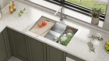 Meiao 28x18-Inch Single Basin Kitchen Sink