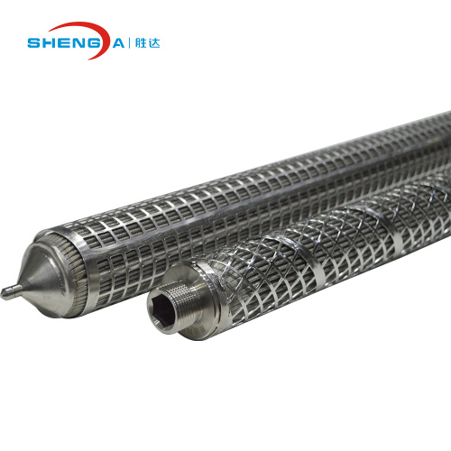 Pleated Sintered Metal Fiber and Metal Mesh Candle filter