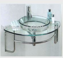 Glass basin bowl/Glass wash basin/Bathroom vanity