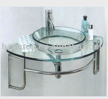 Glass basin bowl/Glass wash basin/Bathroom vanity