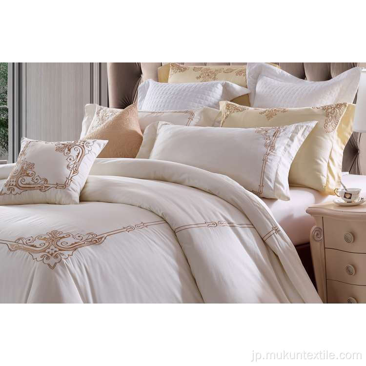 カスタム4 PCSベッド100％綿の寝具セット