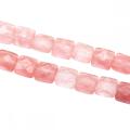 Batu Alam Faceted Square Loose Beads Gem Crystal Crystal Loose Beads Untuk Pembuatan Perhiasan DIY